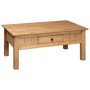 Mesa de centro madera maciza de pino estilo Panamá 100x60x45 cm de , Mesas de centro - Ref: Foro24-282682, Precio: 109,92 €, ...