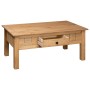 Mesa de centro madera maciza de pino estilo Panamá 100x60x45 cm de , Mesas de centro - Ref: Foro24-282682, Precio: 109,92 €, ...