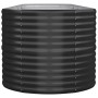 Steel flower bed anthracite powder coated 440x80x68 cm by , Pots and planters - Ref: Foro24-318971, Price: 139,11 €, Discount: %