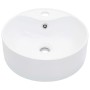 Lavabo con rebosadero 36x13 cm cerámica blanco de vidaXL, Lavabos - Ref: Foro24-143911, Precio: 54,34 €, Descuento: %