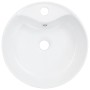 Lavabo con rebosadero 36x13 cm cerámica blanco de vidaXL, Lavabos - Ref: Foro24-143911, Precio: 54,34 €, Descuento: %