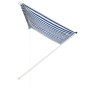 Retractable awning 250x150 cm blue and white by vidaXL, Awnings - Ref: Foro24-143748, Price: 67,35 €, Discount: %