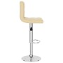 Cream-colored synthetic leather kitchen stool by , Kitchen stools - Ref: Foro24-334223, Price: 87,27 €, Discount: %