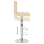 Cream-colored synthetic leather kitchen stool by , Kitchen stools - Ref: Foro24-334223, Price: 87,27 €, Discount: %