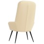 Cream White Velvet Relaxation Armchair by , Armchairs - Ref: Foro24-341203, Price: 110,99 €, Discount: %