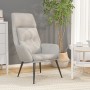 Light Gray Faux Suede Leather Relaxation Armchair by , Armchairs - Ref: Foro24-341281, Price: 112,47 €, Discount: %