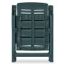 Reclining garden chairs 2 units green plastic by vidaXL, Garden chairs - Ref: Foro24-43896, Price: 180,58 €, Discount: %