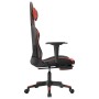 Gaming-Stuhl mit Massage und Fußstütze Kunstleder schwarz rot von , Gaming-Stühle - Ref: Foro24-345458, Preis: 144,16 €, Raba...