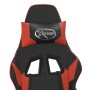 Gaming-Stuhl mit Massage und Fußstütze Kunstleder schwarz rot von , Gaming-Stühle - Ref: Foro24-345458, Preis: 144,16 €, Raba...