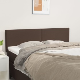 Headboards 2 units brown synthetic leather 72x5x78/88 cm by , Headboards and footboards - Ref: Foro24-345795, Price: 56,99 €,...