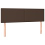 Headboards 2 units brown synthetic leather 72x5x78/88 cm by , Headboards and footboards - Ref: Foro24-345795, Price: 56,04 €,...