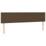 Headboards 2 units of dark brown fabric 100x5x78/88 cm by , Headboards and footboards - Ref: Foro24-345847, Price: 68,11 €, D...