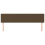 Headboards 2 units of dark brown fabric 100x5x78/88 cm by , Headboards and footboards - Ref: Foro24-345847, Price: 68,11 €, D...