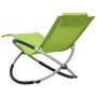 Green steel children's lounger by , Loungers - Ref: Foro24-47796, Price: 83,27 €, Discount: %