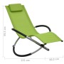 Green steel children's lounger by , Loungers - Ref: Foro24-47796, Price: 83,27 €, Discount: %