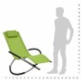 Green steel children's lounger by , Loungers - Ref: Foro24-47796, Price: 83,27 €, Discount: %