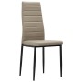 Dining chairs 4 units cappuccino synthetic leather by , dining chairs - Ref: Foro24-282586, Price: 184,14 €, Discount: %