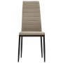 Dining chairs 4 units cappuccino synthetic leather by , dining chairs - Ref: Foro24-282586, Price: 184,14 €, Discount: %