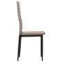 Dining chairs 4 units cappuccino synthetic leather by , dining chairs - Ref: Foro24-282586, Price: 184,14 €, Discount: %