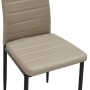 Dining chairs 4 units cappuccino synthetic leather by , dining chairs - Ref: Foro24-282586, Price: 184,14 €, Discount: %