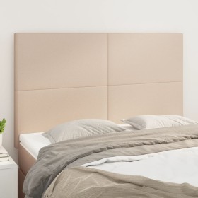 Headboards 4 units cappuccino synthetic leather 72x5x78/88 cm by , Headboards and footboards - Ref: Foro24-3116147, Price: 10...