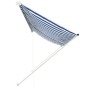 Retractable awning 350x150 cm blue and white by vidaXL, Awnings - Ref: Foro24-143750, Price: 59,98 €, Discount: %