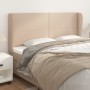 Headboard with ears cappuccino synthetic leather 163x23x118/128 cm by , Headboards and footboards - Ref: Foro24-3117777, Pric...