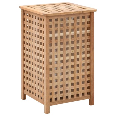 Dirty clothes basket solid walnut wood 39x39x65 cm by vidaXL, Laundry baskets - Ref: Foro24-247603, Price: 83,47 €, Discount: %