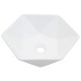 Lavabo 41x36,5x12 cm cerámica blanco de vidaXL, Lavabos - Ref: Foro24-143913, Precio: 66,11 €, Descuento: %