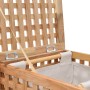 Dirty clothes basket solid walnut wood 39x39x65 cm by vidaXL, Laundry baskets - Ref: Foro24-247603, Price: 83,47 €, Discount: %