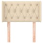 Cream fabric headboard 83x16x78/88 cm by , Headboards and footboards - Ref: Foro24-3119083, Price: 54,99 €, Discount: %