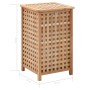 Cesto para ropa sucia madera maciza de nogal 39x39x65 cm de vidaXL, Cestas para ropa - Ref: Foro24-247603, Precio: 83,47 €, D...