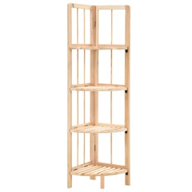 Eckregal aus Zedernholz 27x27x110 cm von vidaXL, Bücherregale und Regale - Ref: Foro24-246435, Preis: 35,57 €, Rabatt: %