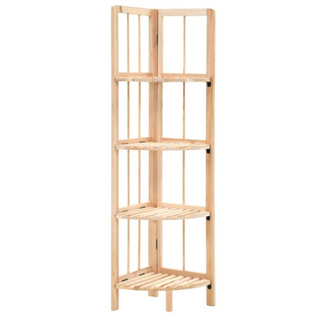 Eckregal aus Zedernholz 27x27x110 cm von vidaXL, Bücherregale und Regale - Ref: Foro24-246435, Preis: 35,62 €, Rabatt: %