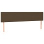 Headboard with LED in dark brown fabric 180x5x78/88 cm by , Headboards and footboards - Ref: Foro24-3121349, Price: 71,73 €, ...