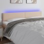 Headboard with LED synthetic leather cappuccino color 160x5x78/88 cm by , Headboards and footboards - Ref: Foro24-3121433, Pr...