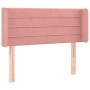 Pink velvet headboard with LED 103x16x78/88 cm by , Headboards and footboards - Ref: Foro24-3123417, Price: 57,80 €, Discount: %