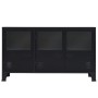 Aparador de metal de estilo industrial 120x35x70 cm negro de vidaXL, Aparadores - Ref: Foro24-245959, Precio: 377,99 €, Descu...