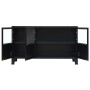 Sideboard aus Metall im Industriestil 120x35x70 cm schwarz von vidaXL, Sideboards - Ref: Foro24-245959, Preis: 377,99 €, Raba...