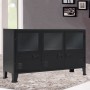 Sideboard aus Metall im Industriestil 120x35x70 cm schwarz von vidaXL, Sideboards - Ref: Foro24-245959, Preis: 377,99 €, Raba...