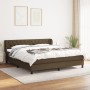 Boxspringbett mit dunkelbrauner Stoffmatratze 160x200 cm von , Betten und Lattenroste - Ref: Foro24-3126496, Preis: 495,07 €,...