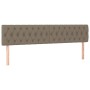 Cama box spring con colchón tela gris taupe 200x200 cm de , Camas y somieres - Ref: Foro24-3126513, Precio: 655,82 €, Descuen...