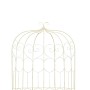 Banco de jardín metal blanco envejecido 95 cm de vidaXL, Bancos de jardín - Ref: Foro24-45432, Precio: 202,17 €, Descuento: %