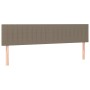 Cama box spring colchón y luces LED tela gris taupe 200x200 cm de , Camas y somieres - Ref: Foro24-3133345, Precio: 650,06 €,...