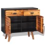 Solid acacia wood sideboard 90x33.5x83 cm by vidaXL, Sideboards - Ref: Foro24-245480, Price: 193,38 €, Discount: %