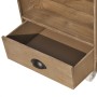 Mesita de noche marrón madera maciza de vidaXL, Mesitas de noche - Ref: Foro24-243161, Precio: 74,14 €, Descuento: %