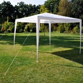 HI Gazebo 3x3 m white by HI, Tents and gazebos - Ref: Foro24-423950, Price: 63,99 €, Discount: %