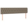 Cama box spring con colchón tela gris taupe 200x200 cm de , Camas y somieres - Ref: Foro24-3140325, Precio: 653,63 €, Descuen...