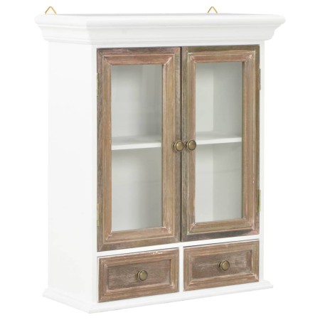 Armario de pared de madera maciza blanco 49x22x59 cm de vidaXL, Armarios de cocina - Ref: Foro24-280073, Precio: 99,40 €, Des...