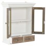 Wandschrank aus Massivholz weiß 49x22x59 cm von vidaXL, Küchenschränke - Ref: Foro24-280073, Preis: 111,26 €, Rabatt: %